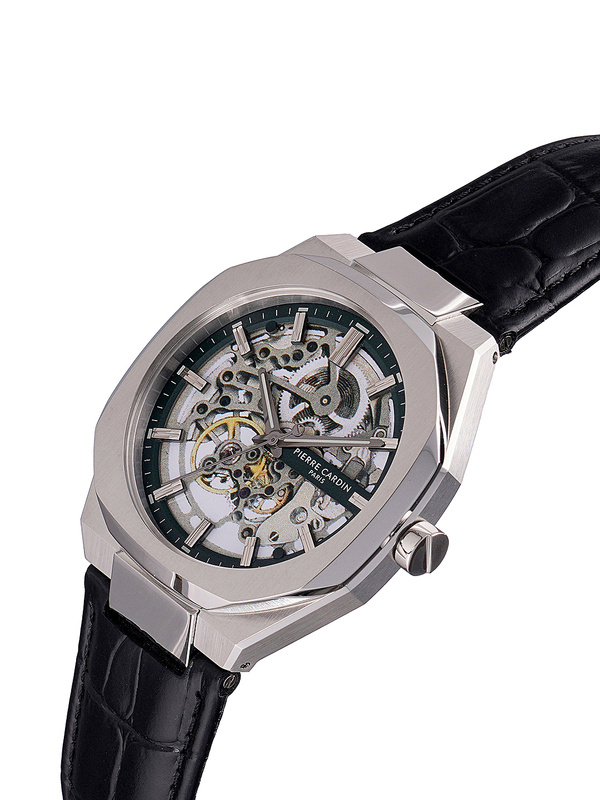 Zegarek PIERRE CARDIN CF.1002.LB.4. Automatyczny, Kolor szary. Mężczyzna.