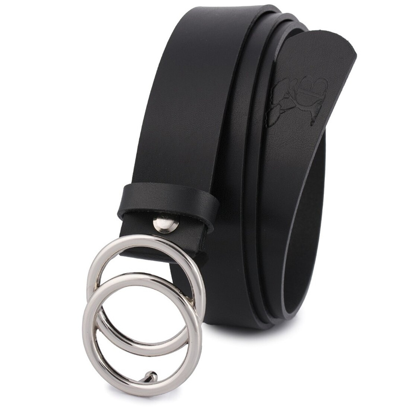 Pasek męski skórzany premium 3,5 cm casualowy czarny skóra lico Beltimore brązowy E39 : Kolory - czarny, Rozmiar pasków - r.90-105 cm