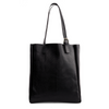 Skórzana torba shopper damska FL27 Fiore czarny wąż