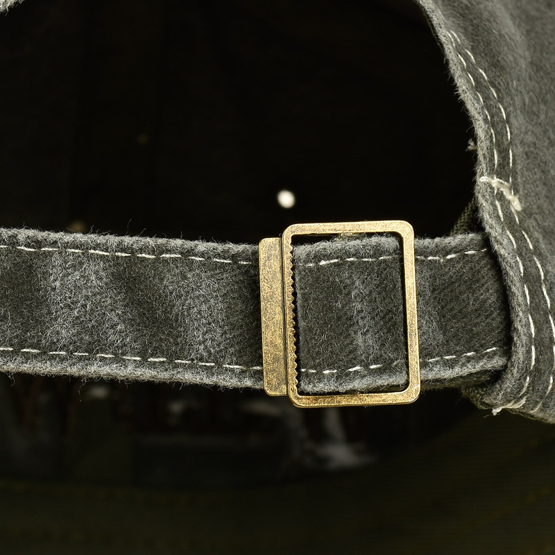 Brązowa czapka z daszkiem baseballówka vintage uniwersalna cz-m-58