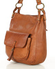 Torebka worek skóra naturalna hobo bag - MARCO MAZZINI camel