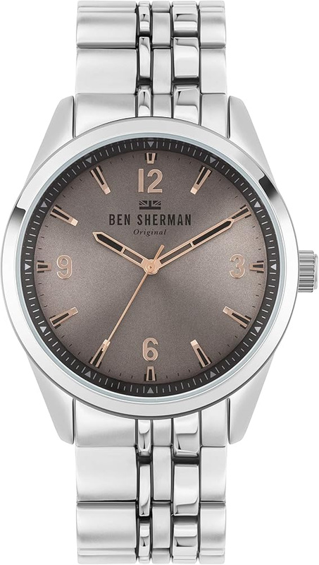 Zegarek BEN SHERMAN WB057ESM. Kwarcowy, Kolor szary. Mężczyzna.