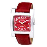 Zegarek CHRONOTECH CT7273-04. Kwarcowy, Kolor czerwony. Kobieta.