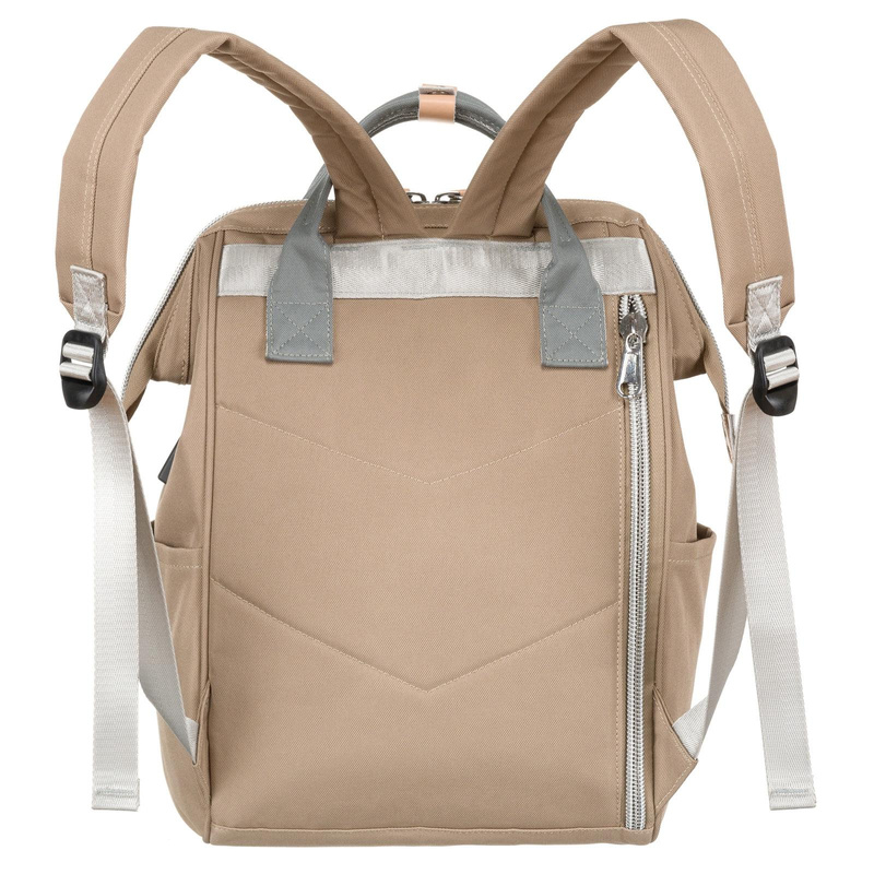 Damski plecak z tworzywa Peterson PTN BETA KHAKI-GRAY