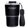 Czarny kubek termiczny ze stali nierdzewnej z podwójnymi ściankami - Peterson