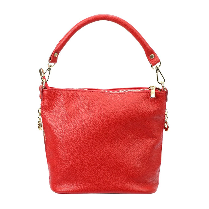 Patrizia damska torebka na ramię skóra naturalna torba z kieszenią