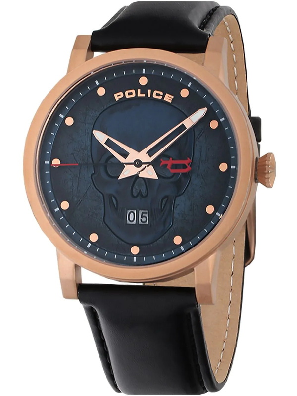 Zegarek POLICE PL15404JSR.03. Kwarcowy, Kolor niebieski. Mężczyzna.