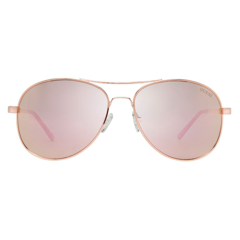 Okulary GUESS GF0295-28U. Okulary przeciwsłoneczne, Kolor różowy. Kobieta.