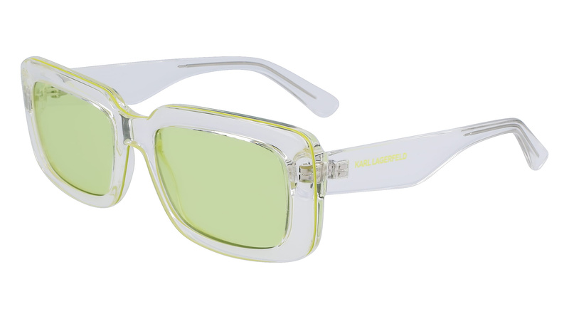Okulary KARL LAGERFELD KL6101S-970. Okulary przeciwsłoneczne, Kolor przezroczysty. Unisex.