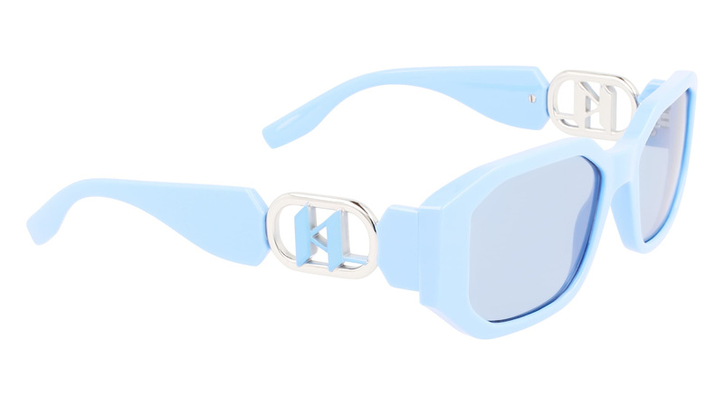 Okulary KARL LAGERFELD KL6085S-450. Okulary przeciwsłoneczne, Kolor niebieski. Kobieta.