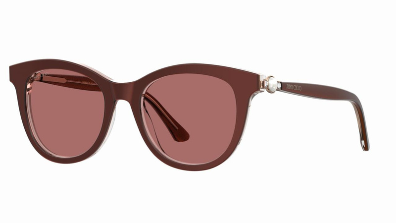 Okulary JIMMY CHOO ANNABETHSMWU. Okulary przeciwsłoneczne, Kolor czerwony. Kobieta.