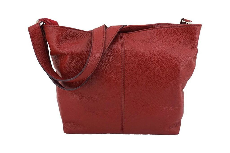 Listonoszka damska skórzana - Barberini's - Brązowa