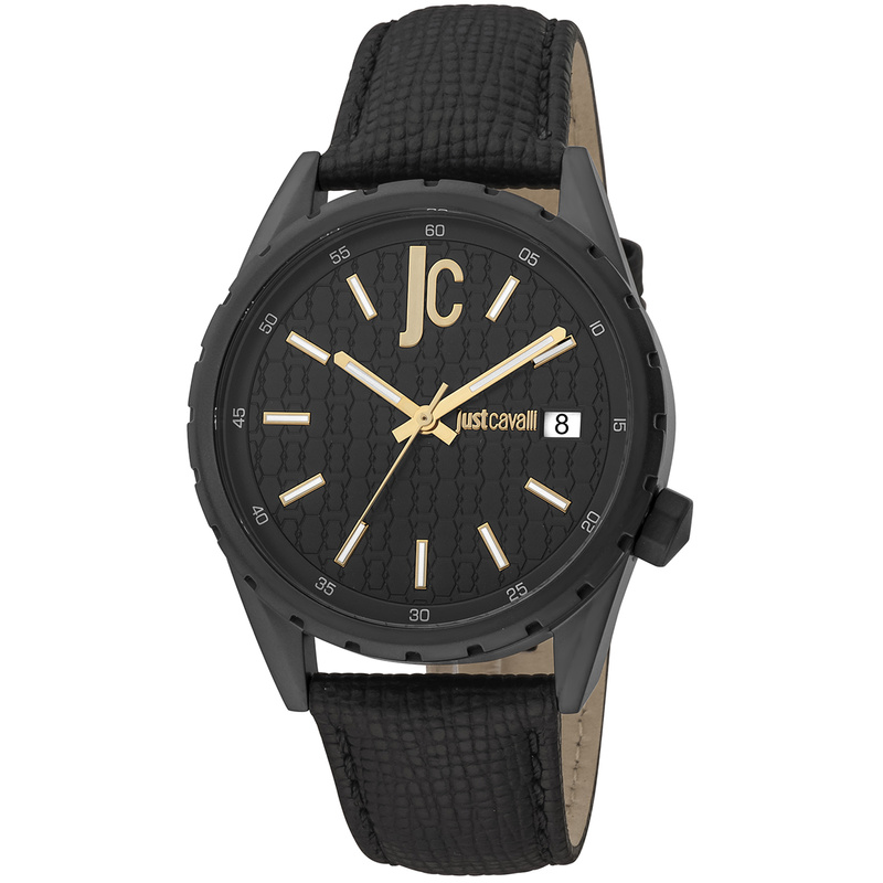 Zegarek JUST CAVALLI JC1G217L0045. Kwarcowy, Kolor czarny. Mężczyzna.