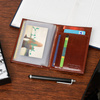 Etui na dokumenty karty brąz skórzane slim Beltimore G95