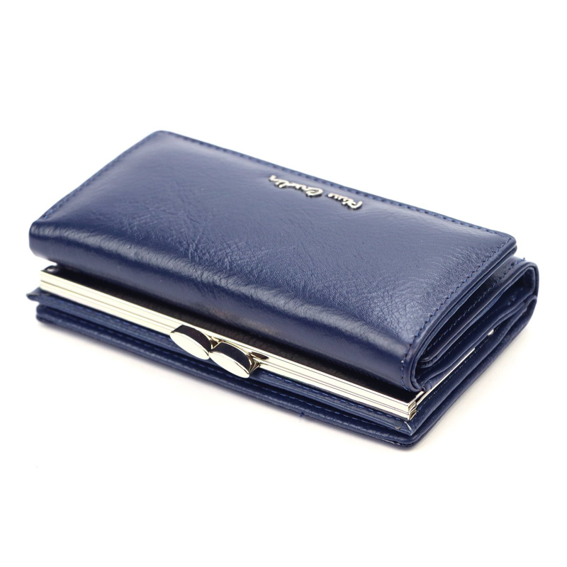 Elegancki Skórzany damski portfel Pierre Cardin
