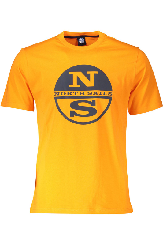 NORTH SAILS POMARAŃCZOWY T-SHIRT MĘSKI Z KRÓTKIM RĘKAWEM