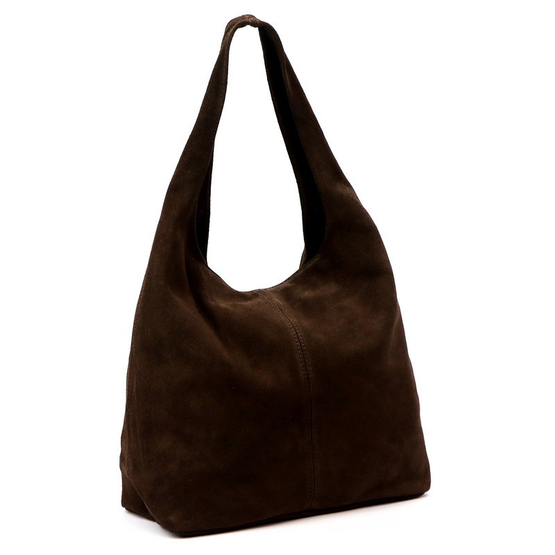 Camilla damska shopperbag torebka na ramię skórzana zamszowa duża z etui