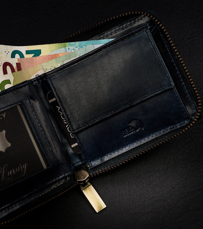 Portfel męski w stylu retro z RFID Always Wild