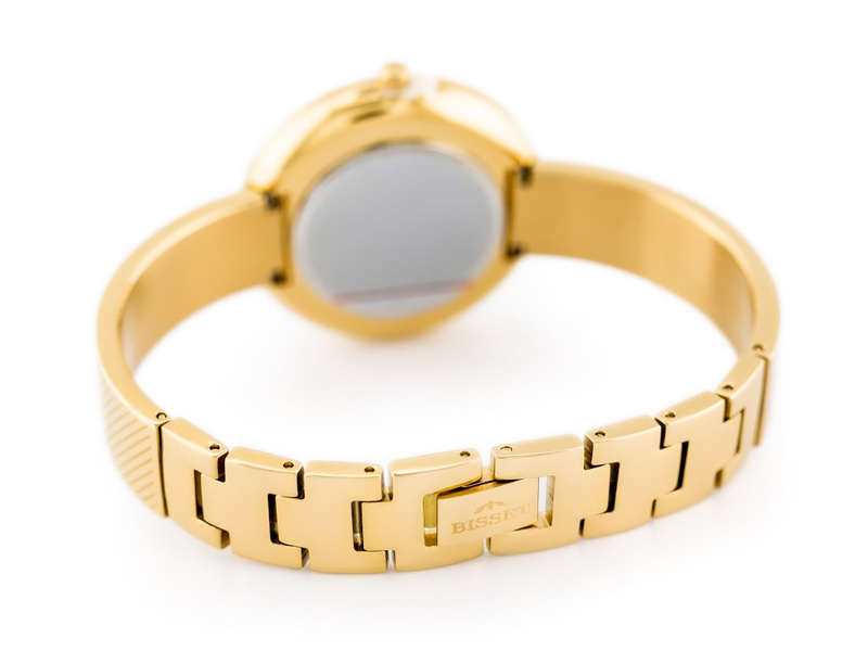 ZEGAREK DAMSKI BISSET BSBF20 (zb576b) - SZAFIROWE SZKŁO