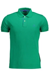 ZIELONA MĘSKA KOSZULKA POLO Z KRÓTKIM RĘKAWEM GANT