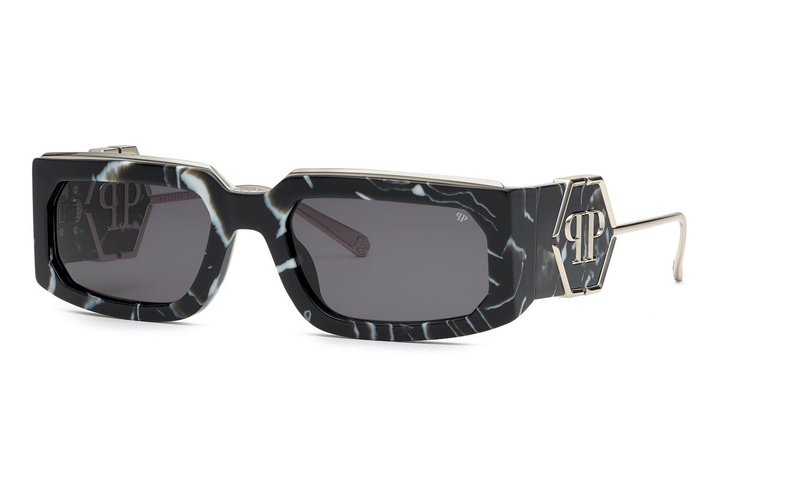 Okulary PHILIPP PLEIN SPP119M580Z21. Okulary przeciwsłoneczne, Kolor czarny. Unisex.