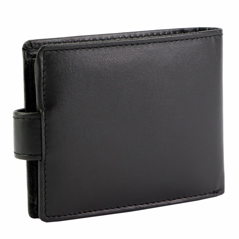 Nordee portfel męski skóra naturalna poziomy przezroczyste przegrody