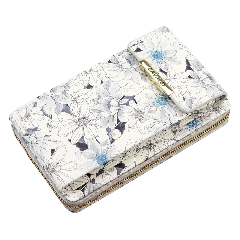 Damski portfel-torebka ze skóry eko od Cavaldi