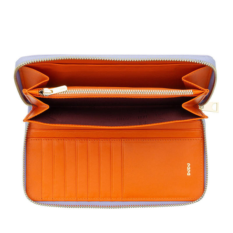 DUDU Duża damska Portmonetka skóra naturalna portmonetka podłużna