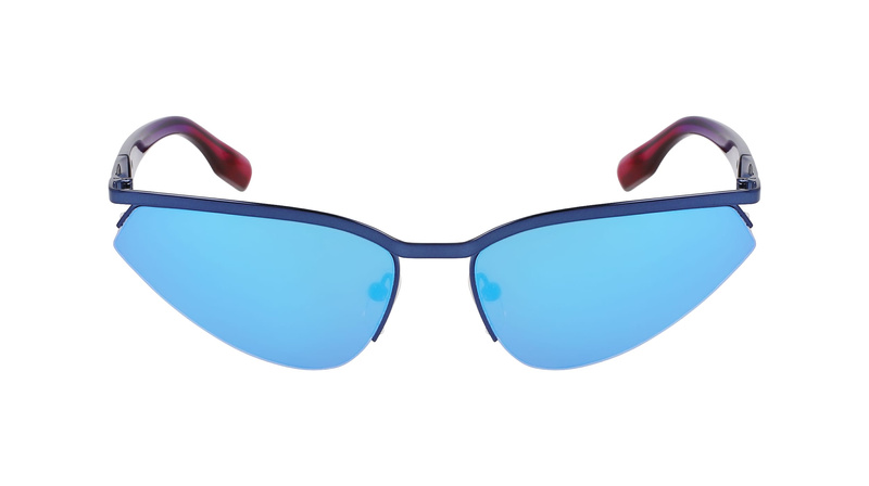 Okulary KARL LAGERFELD KL352S6117404. Okulary przeciwsłoneczne, Kolor niebieski. Unisex.
