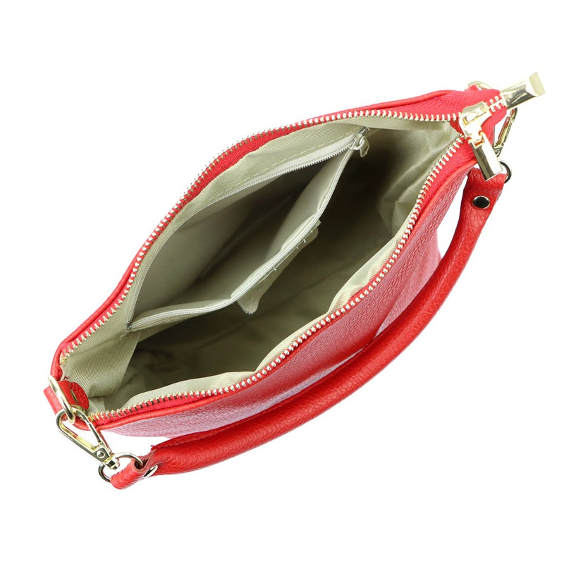 Patrizia damska torebka na ramię skóra naturalna torba z kieszenią