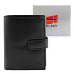 Skórzany męski portfel Nordee SLANGE N4L