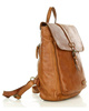 MARCO Miejski plecak skórzany w stylu old look handmade leather brąz camel