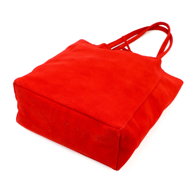 Patrizia damska shopperbag duża skóra naturalna zamszowa torebka na ramię