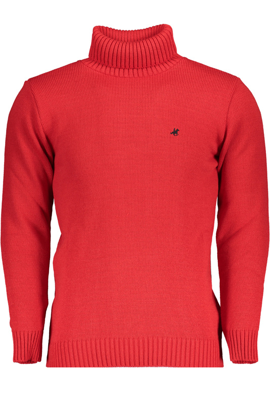 CZERWONY SWETER MĘSKI US GRAND POLO