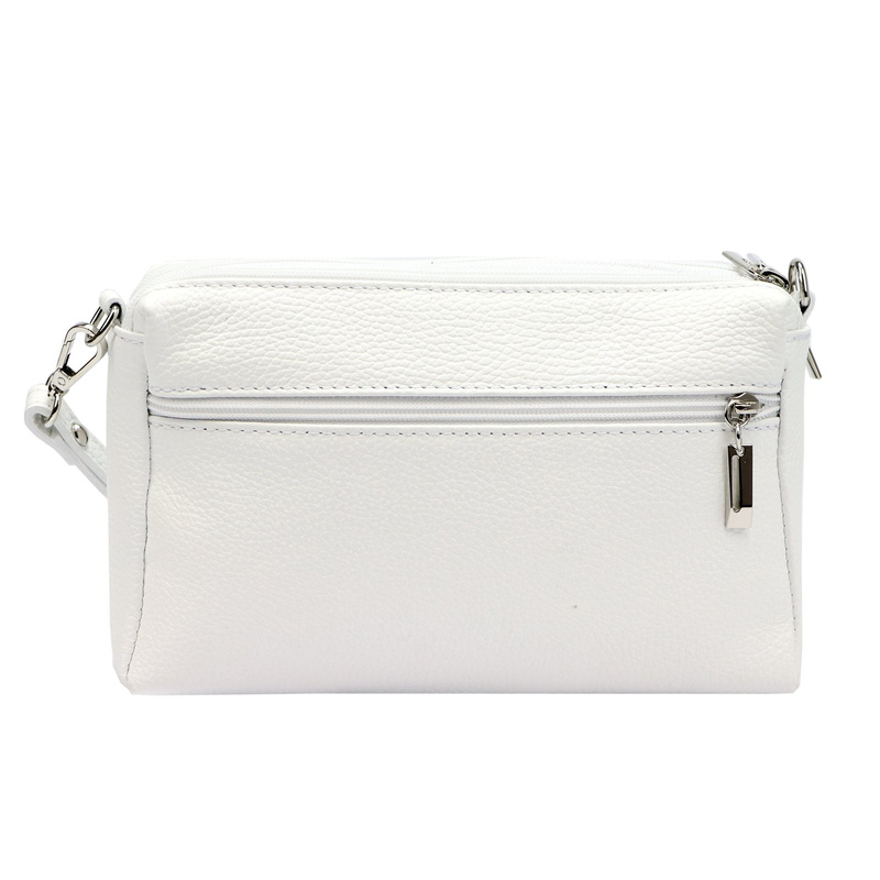 Miejska Skórzana listonoszka torebka przez ramię 3 komory MiaMore