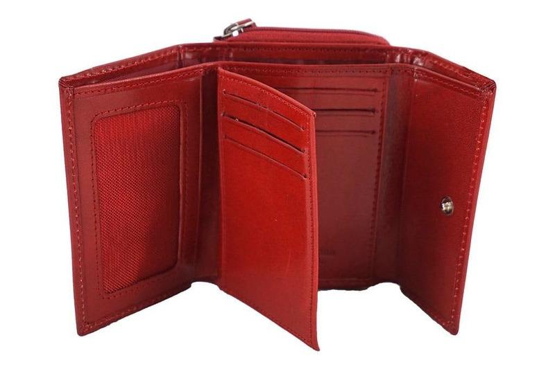 Barberinis - portfel skórzany damski - Brązowy ciemny