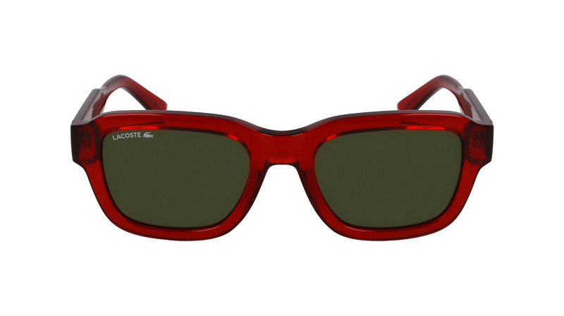Okulary LACOSTE L6048S-800. Okulary przeciwsłoneczne, Kolor czerwony. Unisex.