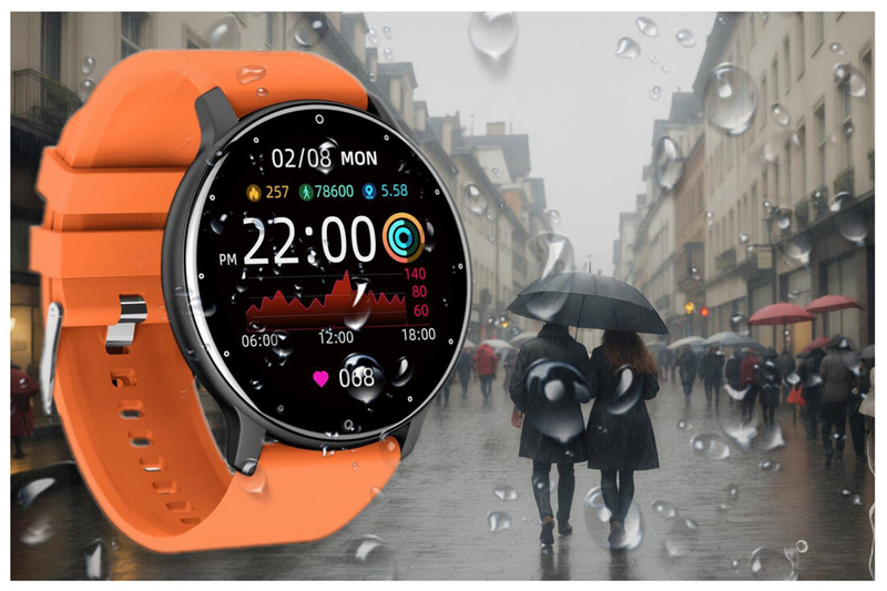 SMARTWATCH UNISEX GRAVITY GT1-10 - PULSOMETR, WŁASNE TARCZE (sg015j)