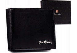 Skórzany męski portfel od Pierre Cardin z RFID