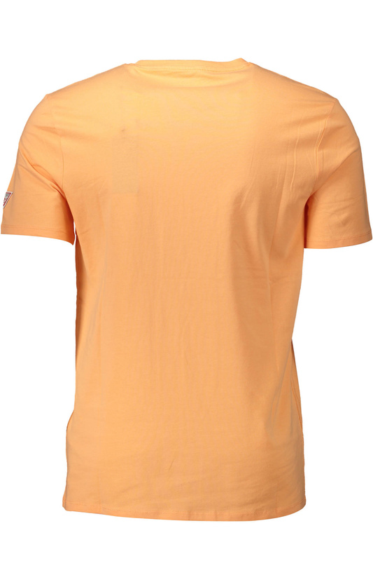 GUESS JEANS MĘSKI T-SHIRT Z KRÓTKIM RĘKAWEM POMARAŃCZOWY