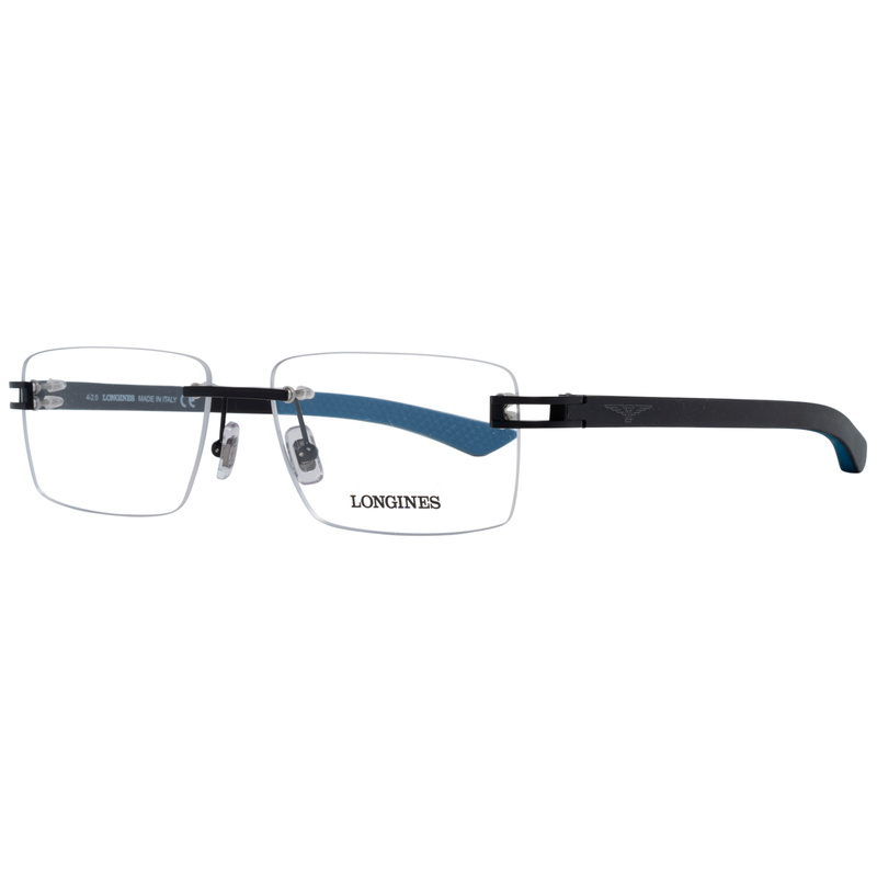 Okulary LONGINES LG5006H55002. EYEGLASSES, Kolor czarny. Mężczyzna.