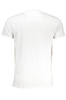 T-SHIRT MĘSKI Z KRÓTKIM RĘKAWEM KLASY CAVALLI BIAŁY