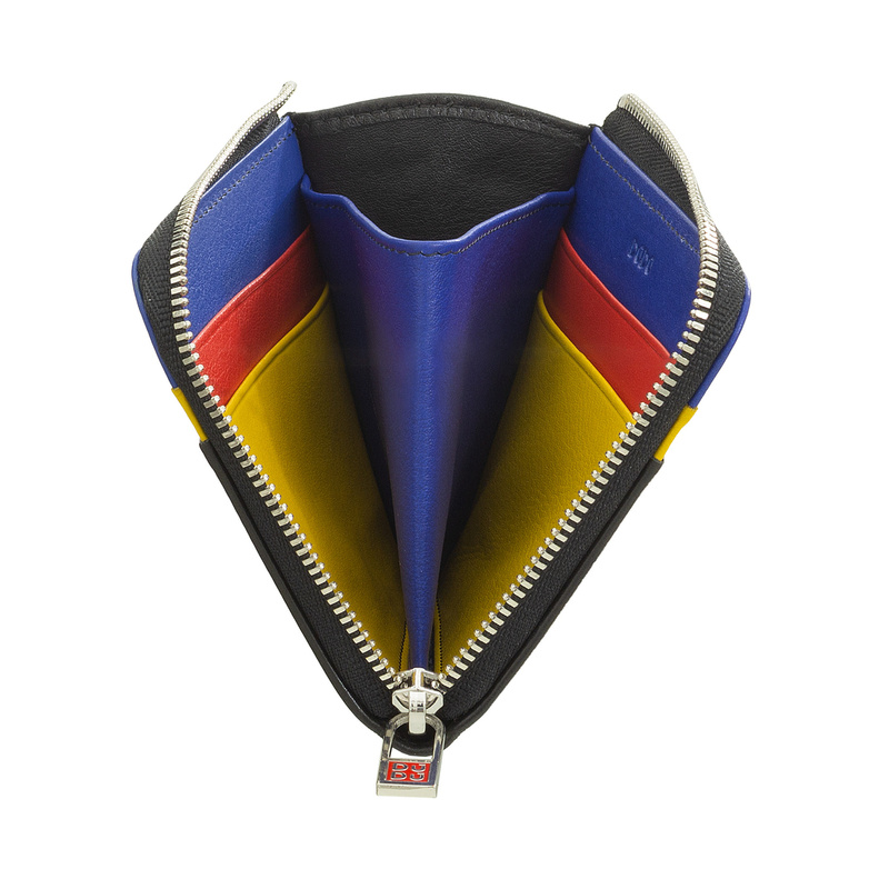 DuDu kompaktowa portmonetka mała skóra naturalna portfel z kieszenią