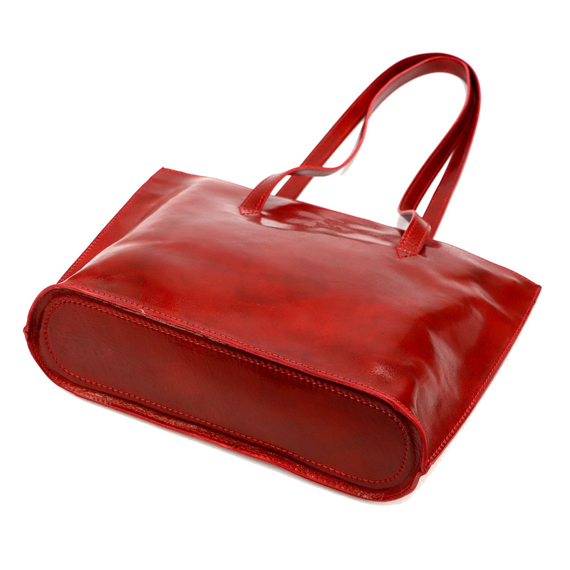 Klasyczna Duża Shoppebag damska torebka na ramię z kieszeniami Florence