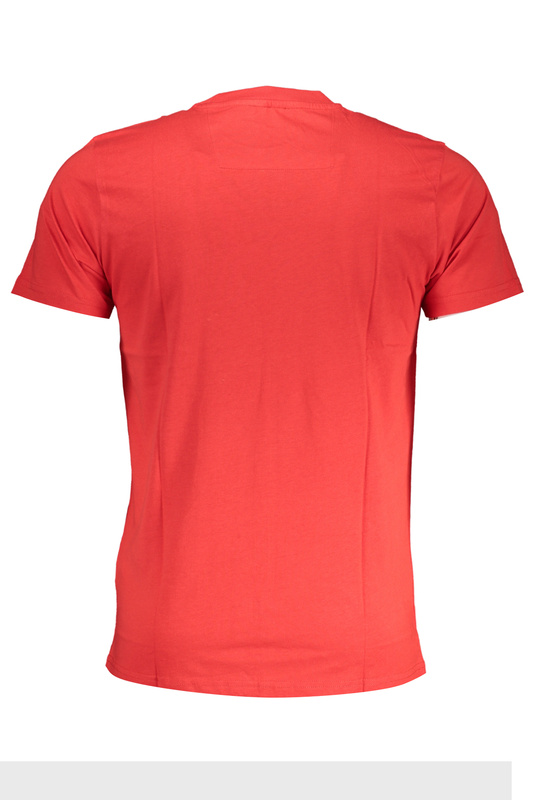 T-SHIRT MĘSKI Z KRÓTKIM RĘKAWEM KLASY CAVALLI CZERWONY