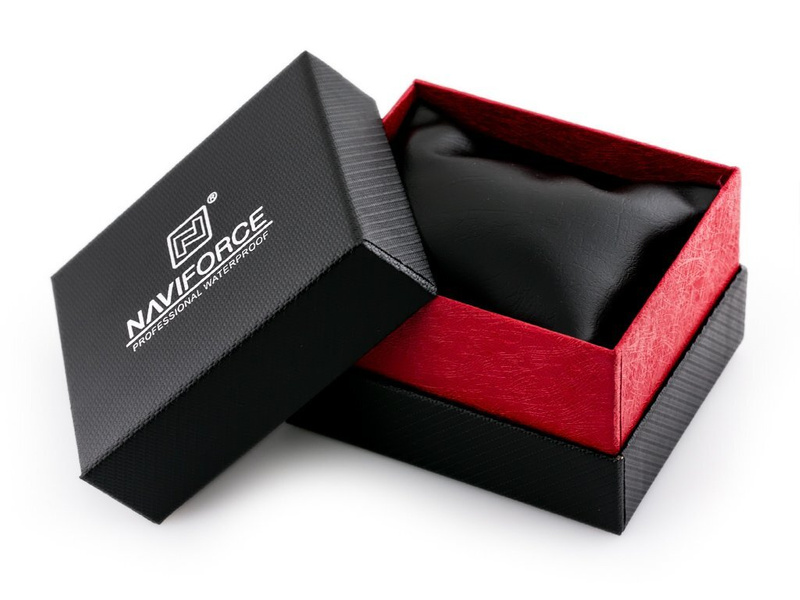 ZEGAREK MĘSKI NAVIFORCE NF8021 G/B CHRONOGRAF + BOX