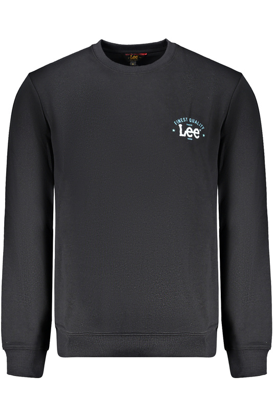 CZARNA m�ska bluza przez g�ow� LEE