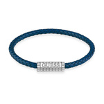 Biżuteria GUESS JUMB02141JWST. Bransoletka, Kolor niebieski. Mężczyzna.