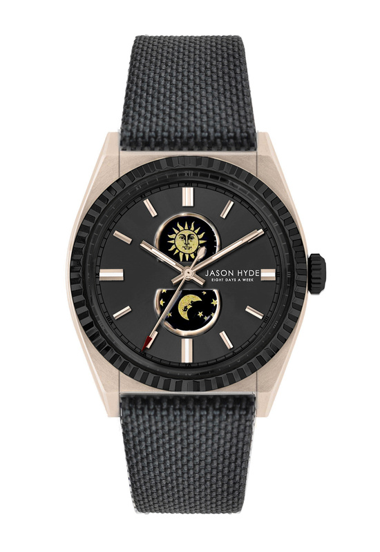 Zegarek JASON HYDE JH41006. Kwarcowy, Kolor czarny. Mężczyzna.