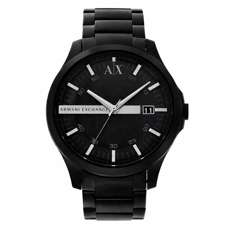 Zegarek ARMANI EXCHANGE AX2104. Kwarcowy, Kolor czarny. Mężczyzna.